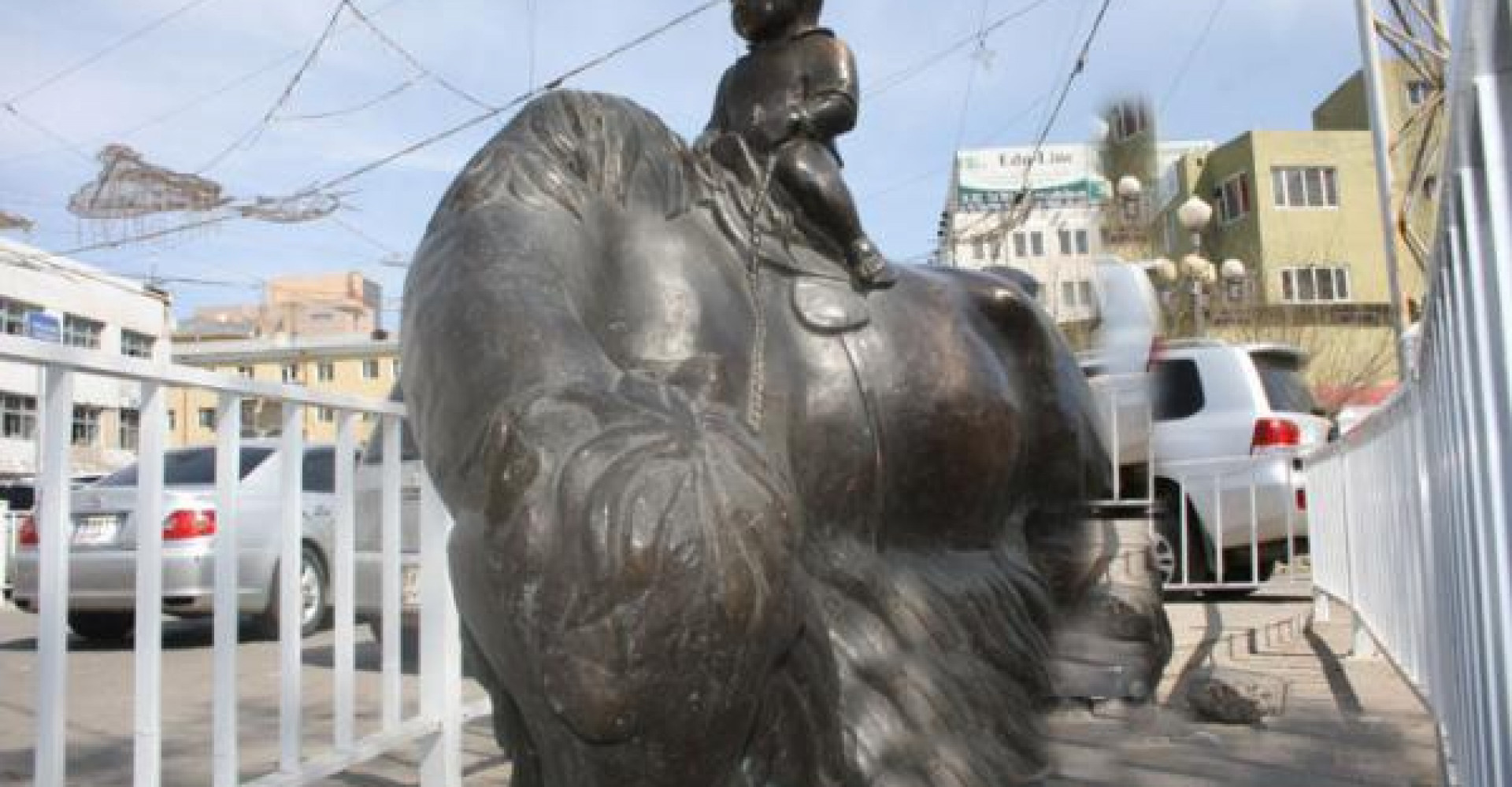 “BOY AND A YAK” STATUE