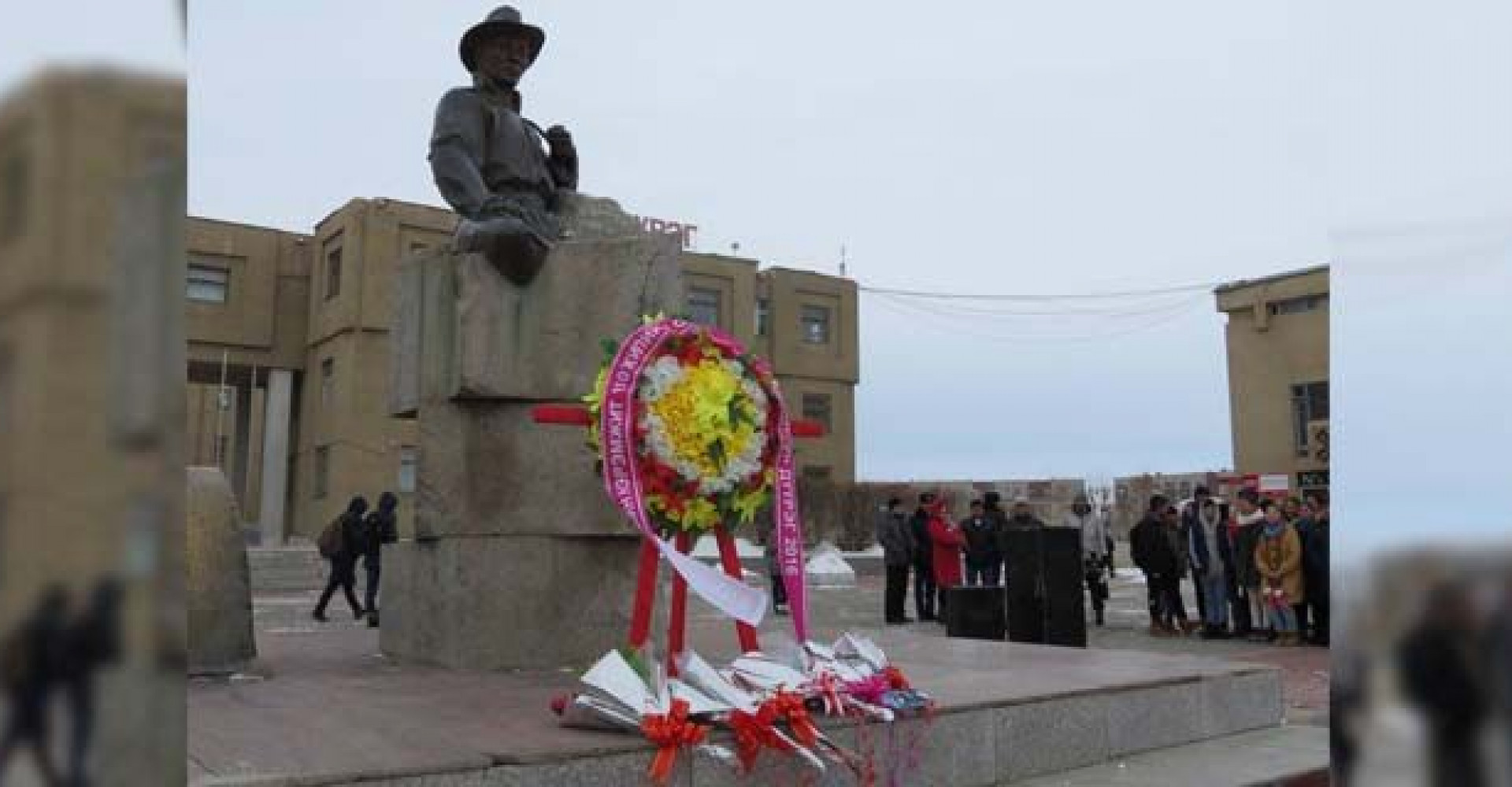 MONUMENT ON THE BIRTHPLACE OF DASHDORJIIN NATSAGDORJ